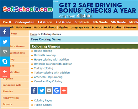softschools - coloring 2